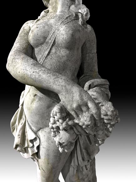 Bacchanalian Woman after CLODION in marble-6