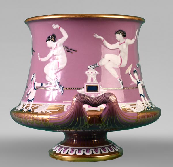 Sèvres Manufacture, Cubiform Vase with Tightrope Dancers, 1867-1869-3