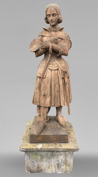 Marie d'ORLÉANS (after), Statue of Joan of Arc in cast iron, after 1837-0