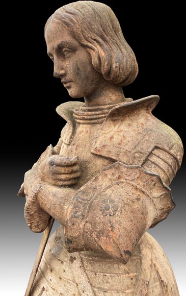 Marie d'ORLÉANS (after), Statue of Joan of Arc in cast iron, after 1837-6