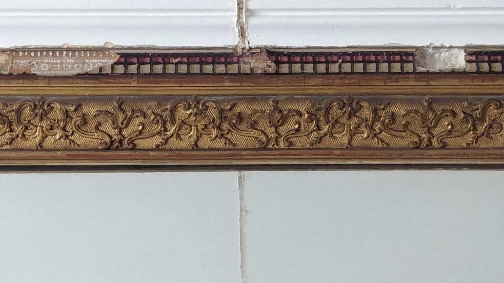 Regency-style gilded trumeau-1