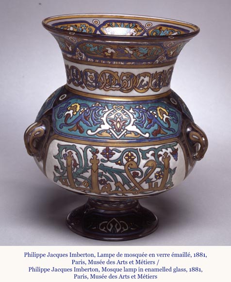 Jacques Philippe IMBERTON, Orientalist-Style Bowl, second half of the 19th century-7