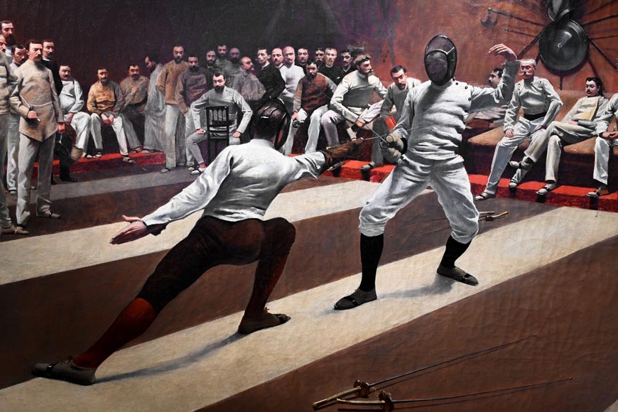 James Camille LIGNIER, At the Fencing Club, 1887-5
