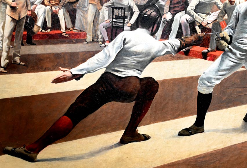 James Camille LIGNIER, At the Fencing Club, 1887-6