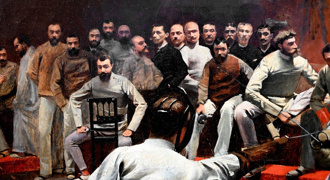 James Camille LIGNIER, At the Fencing Club, 1887-8