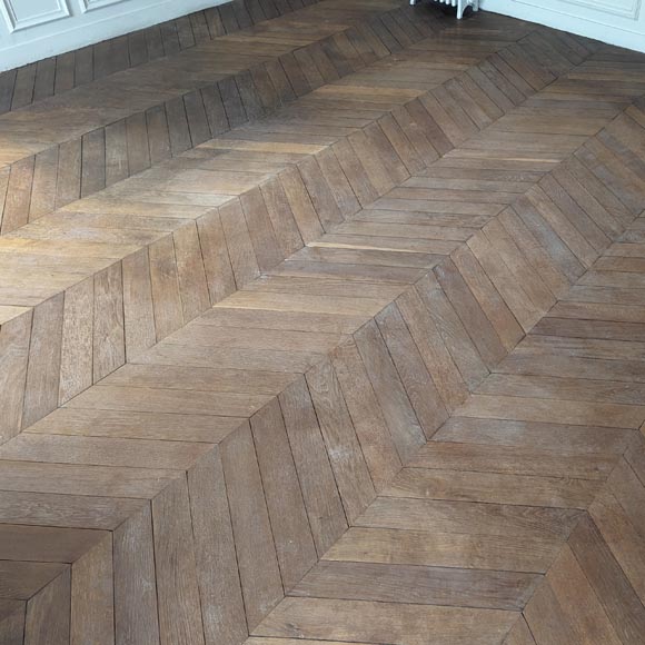 18 m² lot of Point de Hongrie parquet flooring-0