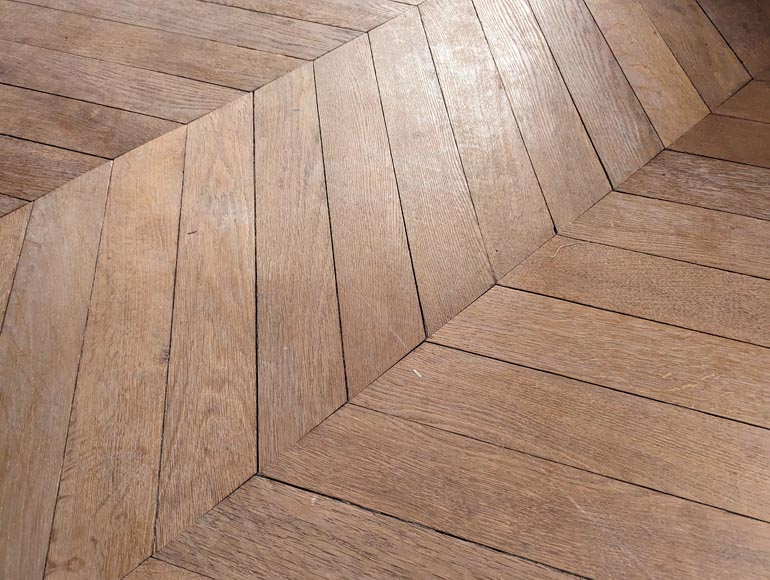 18 m² lot of Point de Hongrie parquet flooring-5