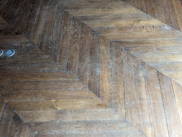 18 m² lot of Point de Hongrie parquet flooring-5