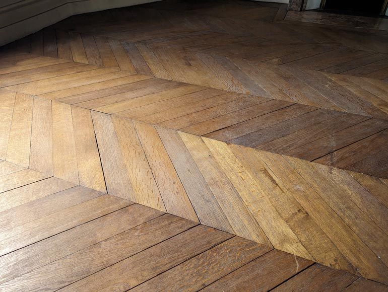 14 m² lot of Point de Hongrie parquet flooring-3