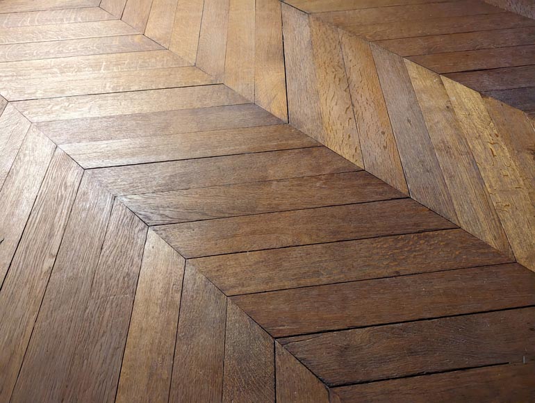 14 m² lot of Point de Hongrie parquet flooring-6