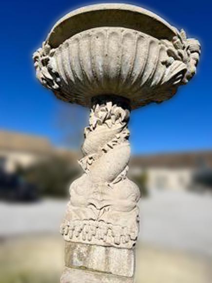 Fountain with Dolphins, 19th century - Fountains, wells, basins