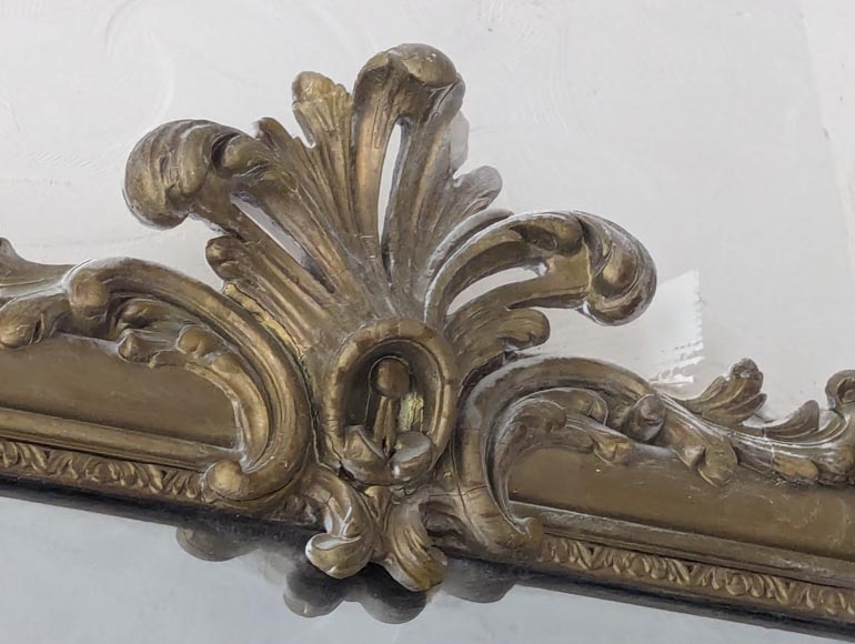 Louis XV style trumeau with gilt painted palmette-2