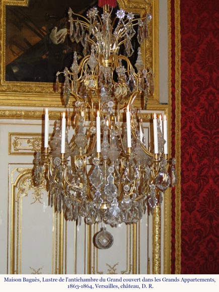 Twenty-Four-Arm Chandelier Based on Château de Versailles Chandeliers, 20th century-16