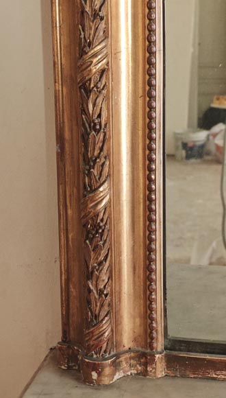 Louis XVI style gilded trumeau-6