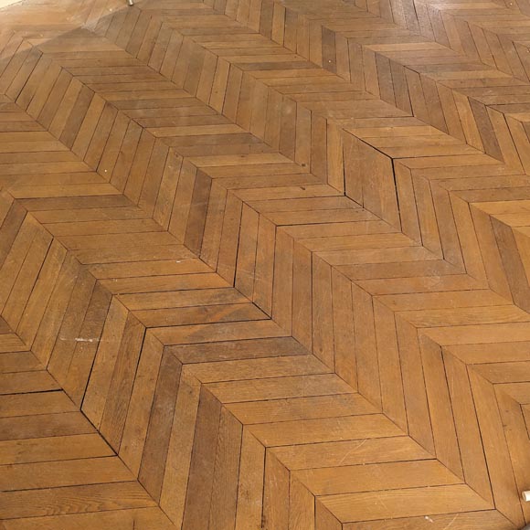 Approx. 28 m² of linear parquet flooring-0