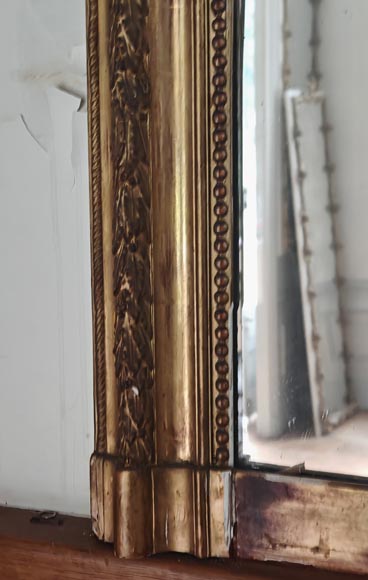 Small Louis XVI-style gilded trumeau-3