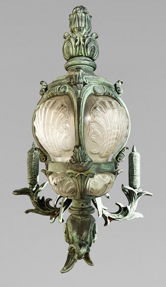 10 cast iron wall lights, based on models from the Pont Alexandre III-1