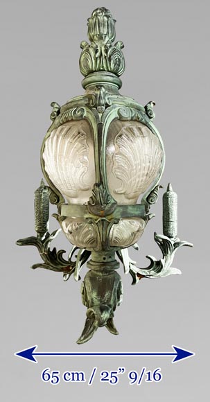 10 cast iron wall lights, based on models from the Pont Alexandre III-9