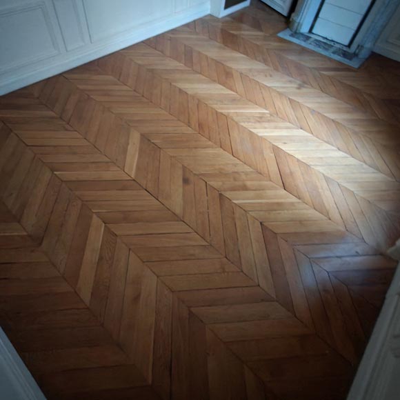 9 m² lot of Hungarian point wood flooring-0