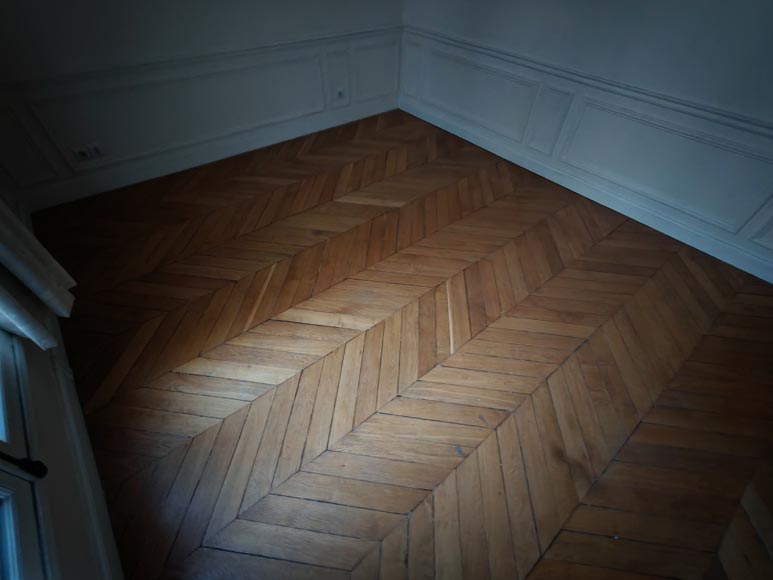 9 m² lot of Hungarian point wood flooring-2