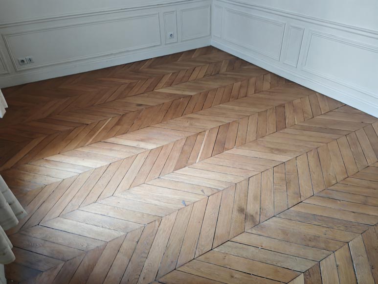 9 m² lot of Hungarian point wood flooring-3