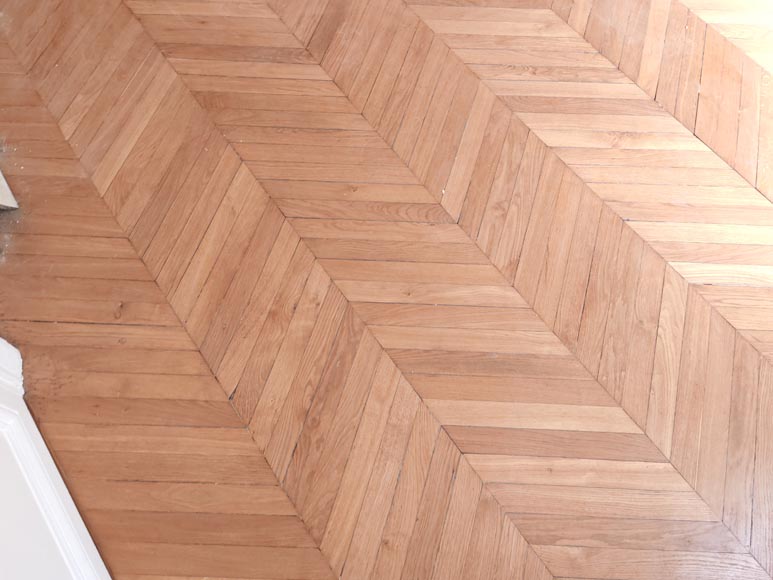 23 m² lot of Hungarian point wood flooring-9