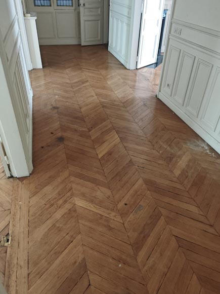 12 m² lot of Hungarian point wood flooring-1