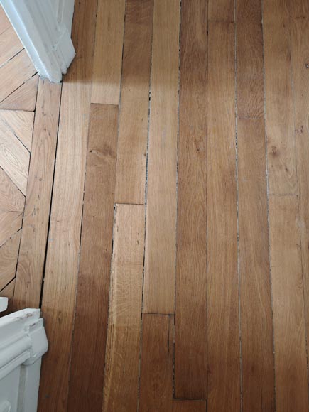 Lot of approximately 7 m² of linear parquet flooring-5