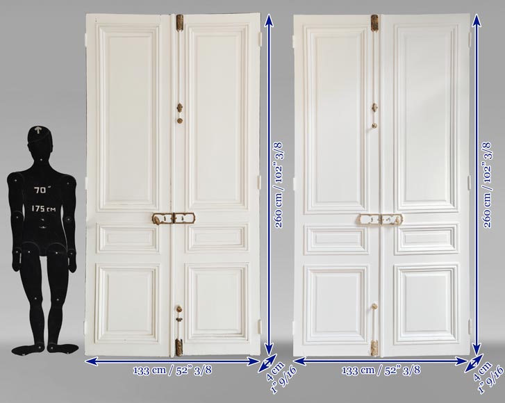 Pair of molded double doors-13