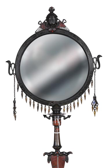 Giuseppe PARVIS (attributed to), Egyptian Revival Mirror, circa 1900-4