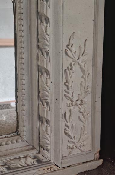 Louis XVI style trumeau with scrolled acanthus leaves-5