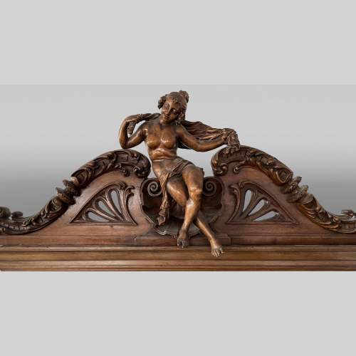 Louis MALARD, walnut bedroom set