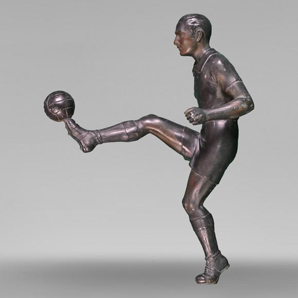 Statuette of a soccer player in regula-0