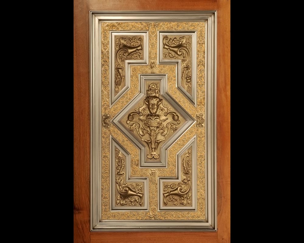 BERGUE Adolphe, An Exceptional Pair of Neo-Renaissance Doors-4