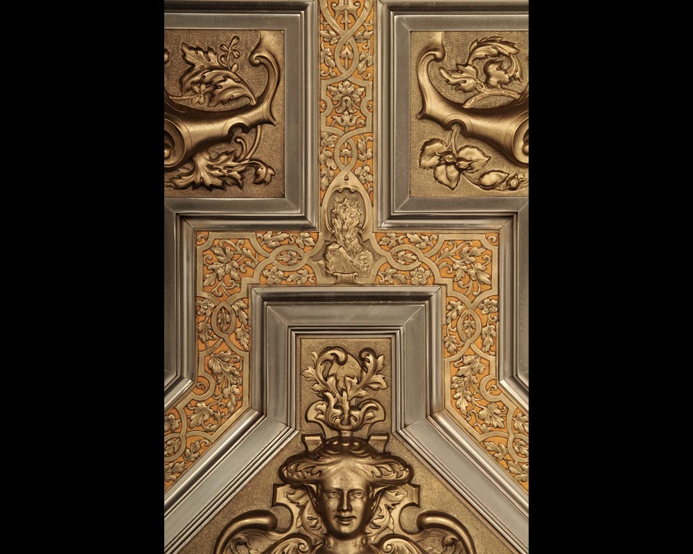 BERGUE Adolphe, An Exceptional Pair of Neo-Renaissance Doors-5