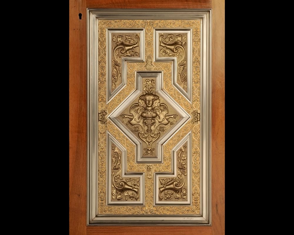 BERGUE Adolphe, An Exceptional Pair of Neo-Renaissance Doors-6