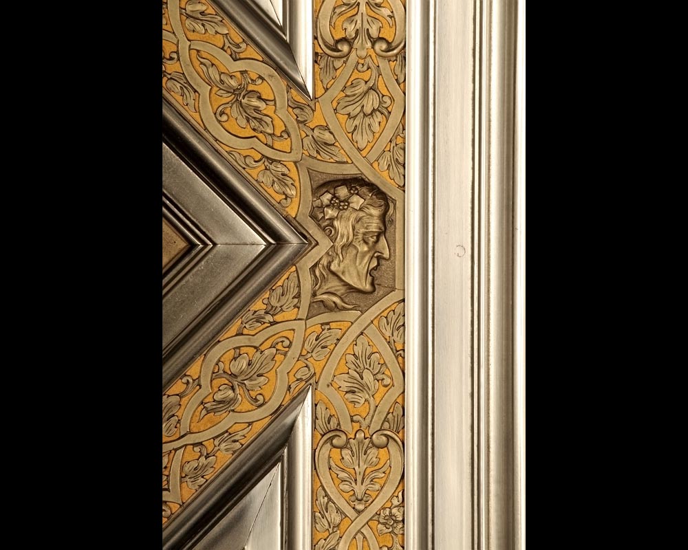 BERGUE Adolphe, An Exceptional Pair of Neo-Renaissance Doors-13