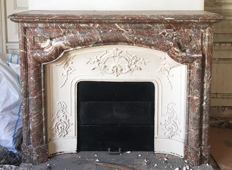 Antique Louis Xiv Style Bollection Fireplace In Saint Remy