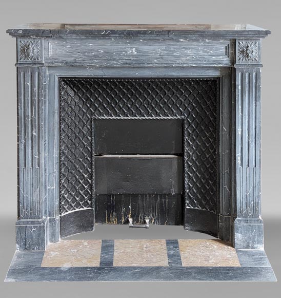 Louis XVI mantel in Turquin marble-0