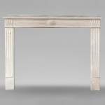 Louis XVI period mantel carved in stone