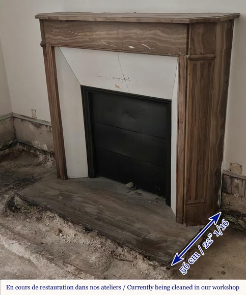 Small fireplace in Lunel marble-5